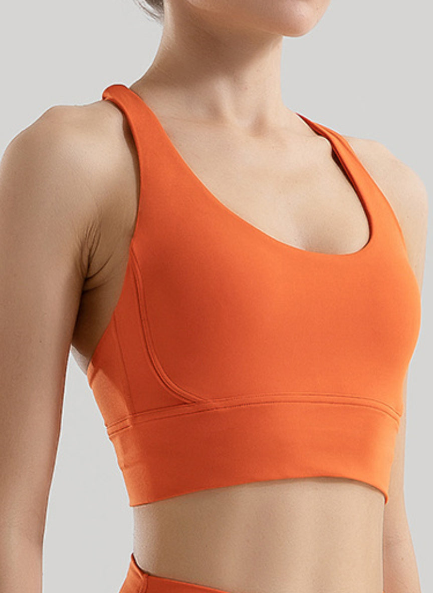 Ntswemebwo Yoga Cross Back BH/ Top/ Bra/ with Straps
