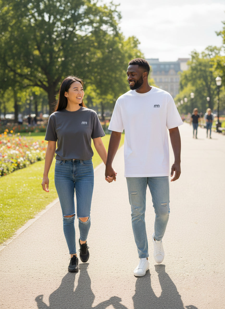 Ntswemebwo Oversize Unisex T-Shirt High Quality 100% Cotton Short Sleeve