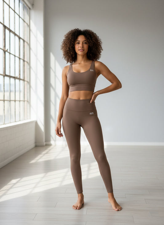 Ntswemebwo Yoga Leggings with high waistband and no front seam