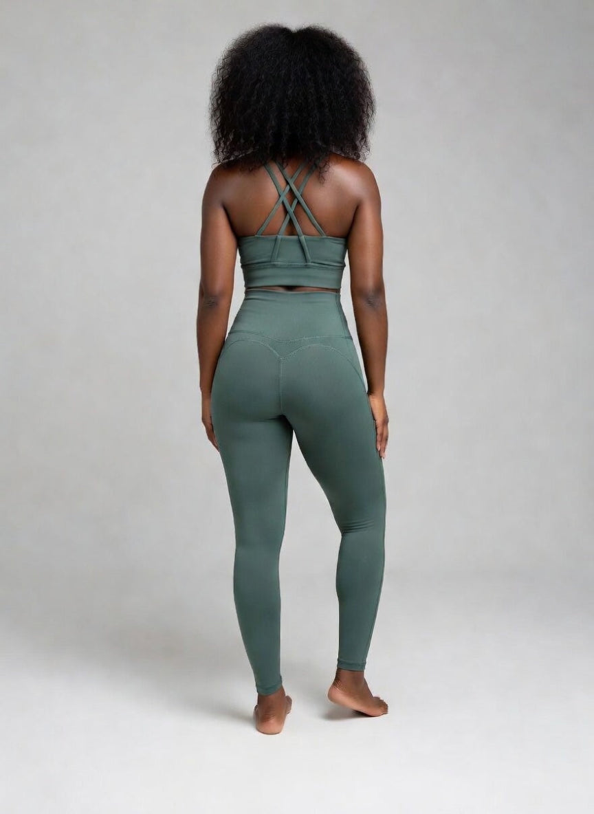 Cross-Back Athleisure Set